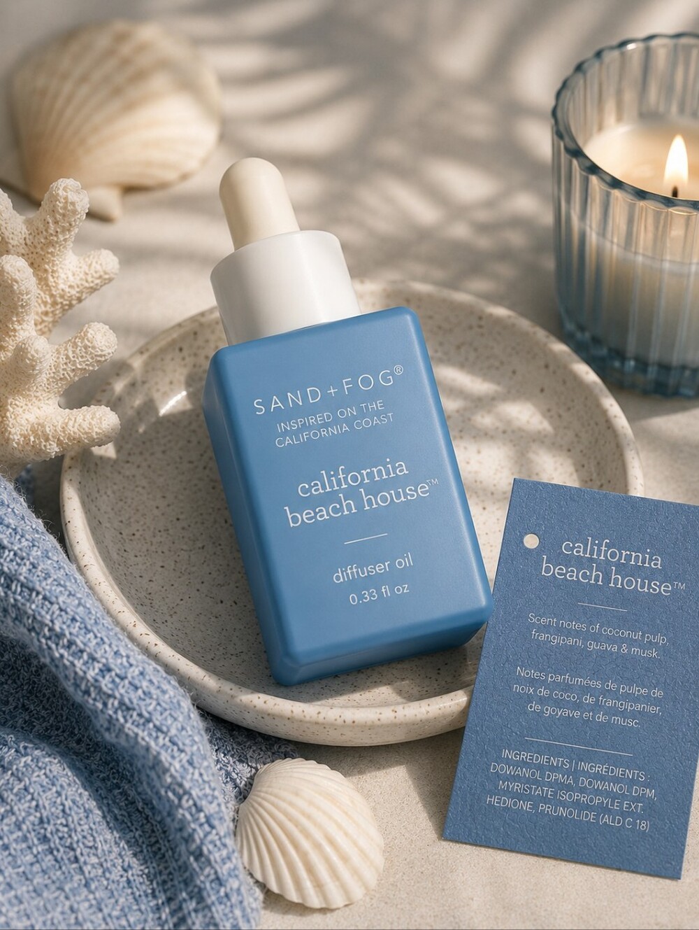 Sand + Fog California Beach House Diffuser Oil